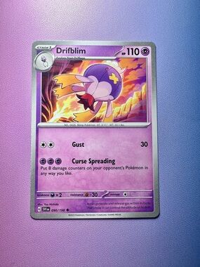 drifblim - 090/198 (uncommon) — pokemon: scarlet & violet - base set